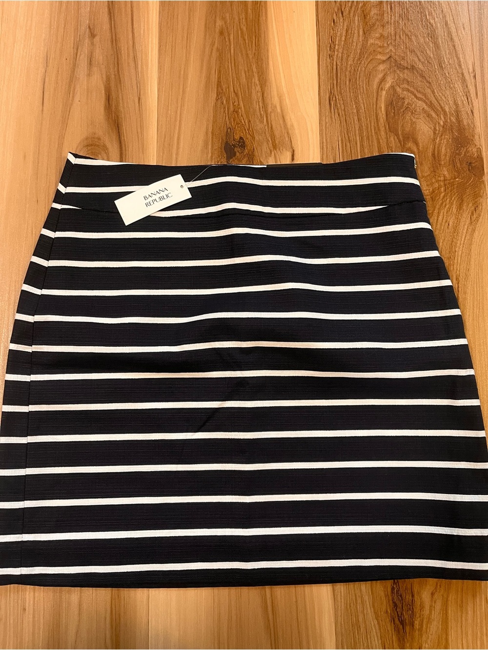 $60 New Banana Republic Women’s 2 Navy White Striped Mini Skirt Nautical Preppy